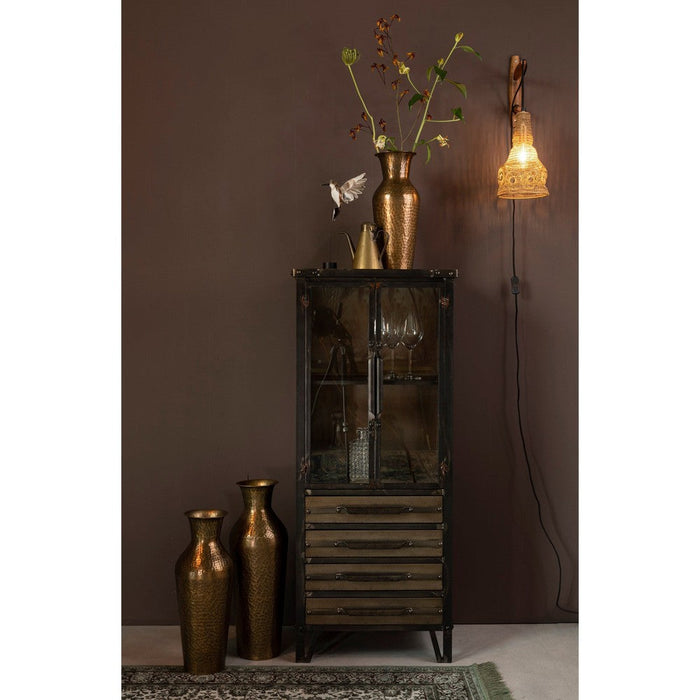 Vaas Dunja Antique Goud M-Vazen-Creating Home