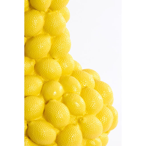 Vaas Lemon - Geel - 27.5x27.5x46.5cm-Vazen-Light & Living