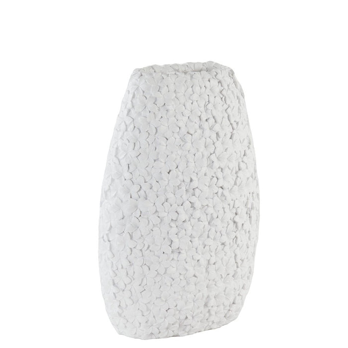 Vaas deco 38x23x50 cm ALOHA wit-Vazen-Light & Living