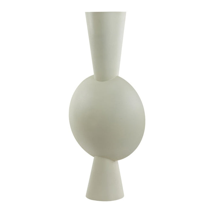 Vaas deco 47x26x100 cm KAVANDU lichtgrijs-Vazen-Light & Living
