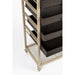 Vakkenkast Botan S MDF, Metaal Grijs 52x38 cm-Vakkenkasten-Creating Home