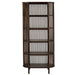Vakkenkast Bruin Mangohout hout 84x38 cm-Opbergkasten-J-Line