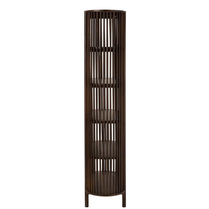 Vakkenkast Bruin Mangohout hout 84x38 cm-Opbergkasten-J-Line