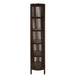Vakkenkast Bruin Mangohout hout 84x38 cm-Opbergkasten-J-Line