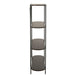 Vakkenkast Bruin ijzer Ovaal 33x120 cm-Vakkenkasten-J-Line