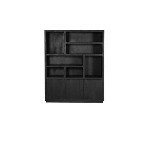 Vakkenkast Brussel Black XL | 160 cm-Vakkenkasten-Starfurn
