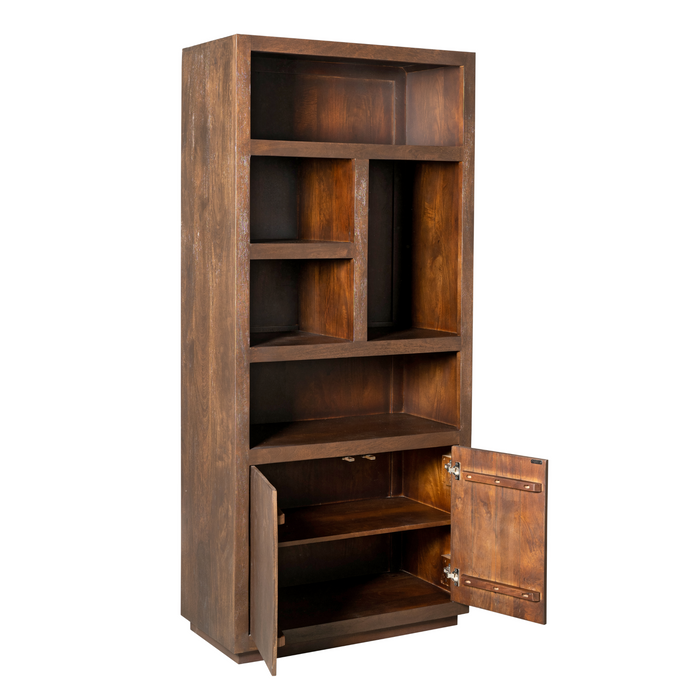 Vakkenkast Brussel Bruin - 90 cm-Opbergkasten-Starfurn