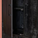 Vakkenkast Denver Black | Mangohout en staal | 90 cm-Vakkenkasten-Starfurn