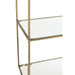 Vakkenkast Goud Glas 40x100 cm-Opbergkasten-J-Line
