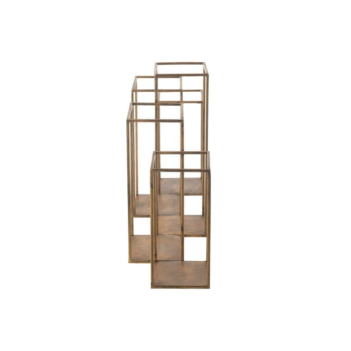 Vakkenkast Goud Ijzer 20x93 cm-Opbergkasten-J-Line