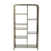 Vakkenkast Grijs ijzer Antiek 36x91 cm-Vakkenkasten-J-Line