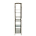 Vakkenkast Grijs ijzer Antiek 36x91 cm-Vakkenkasten-J-Line
