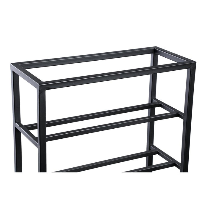 Vakkenkast Kentyn Zwart Rechthoekig IJzer Wijnrek L-Vakkenkasten-PTMD