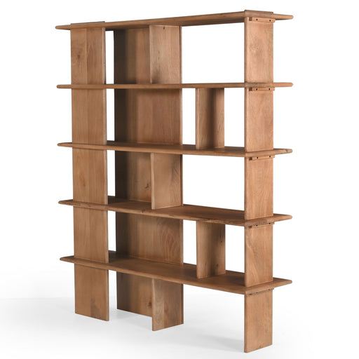 Vakkenkast Lina Naturel Mangohout 150x40 cm-Opbergkasten-Starfurn