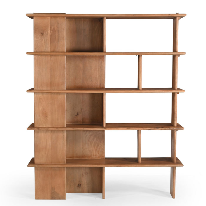 Vakkenkast Lina Naturel Mangohout 150x40 cm-Wandkasten-Starfurn