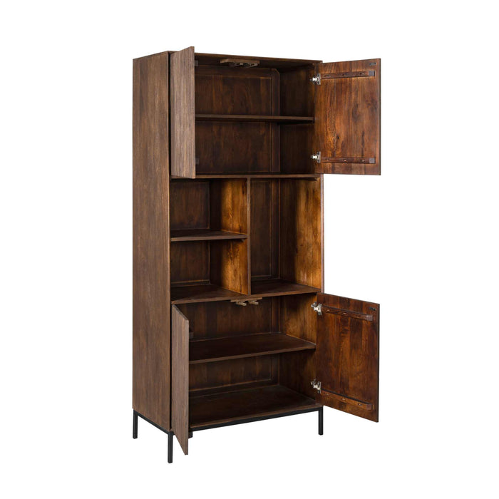 Vakkenkast Madison Bruin - 90 cm-Opbergkasten-Starfurn