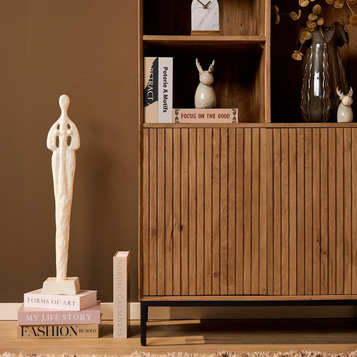 Vakkenkast Madison Naturel - 90 cm-Opbergkasten-Starfurn