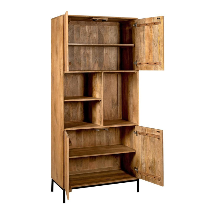 Vakkenkast Madison Naturel - 90 cm-Opbergkasten-Starfurn