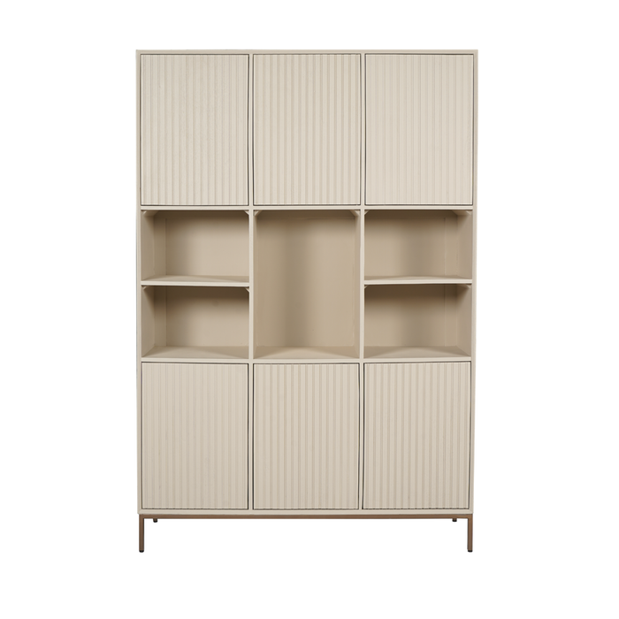 Vakkenkast Madison XL Sand | 135 cm-Vakkenkasten-Starfurn