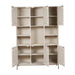 Vakkenkast Madison XL Zand - 135 cm-Opbergkasten-Starfurn