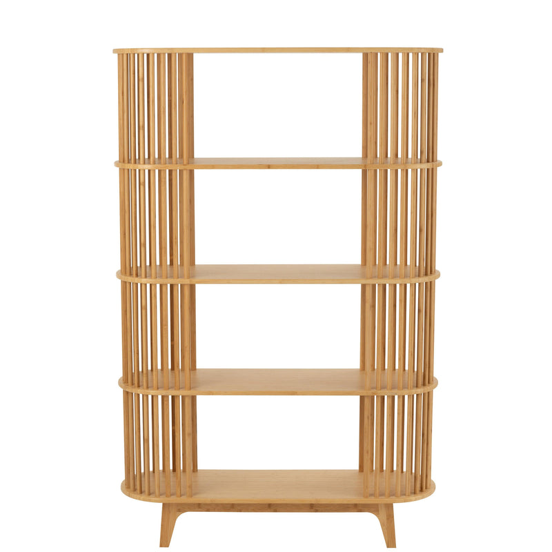 Vakkenkast Naturel Bamboe 30x100 cm-Vakkenkasten-J-Line