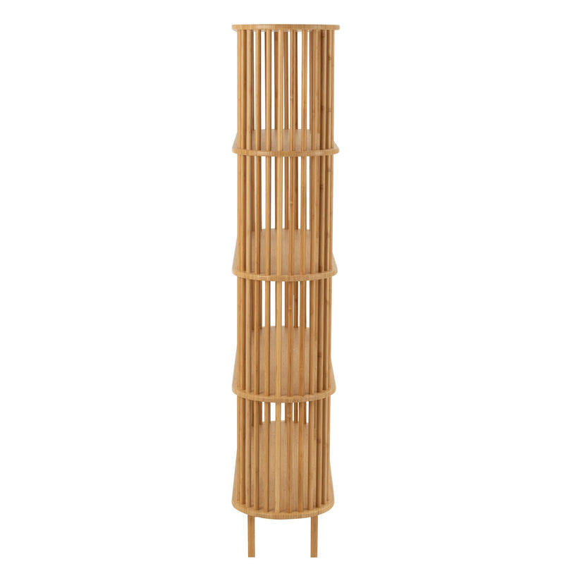 Vakkenkast Naturel Bamboe 30x100 cm-Vakkenkasten-J-Line