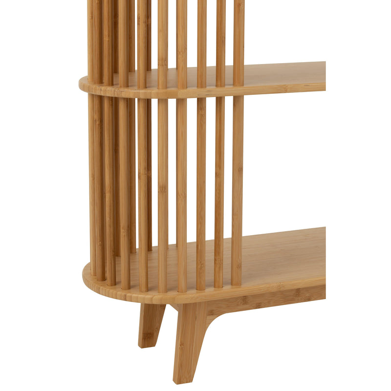 Vakkenkast Naturel Bamboe 30x100 cm-Vakkenkasten-J-Line