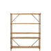 Vakkenkast Naturel Bamboe 40x160 cm-Opbergkasten-J-Line