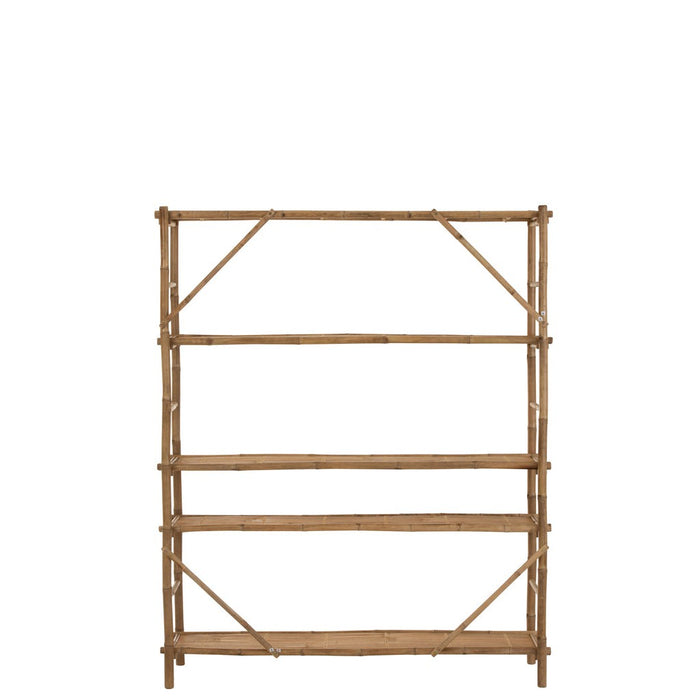 Vakkenkast Naturel Bamboe 40x160 cm-Opbergkasten-J-Line
