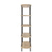 Vakkenkast Naturel Staal 40x105 cm-Opbergkasten-J-Line