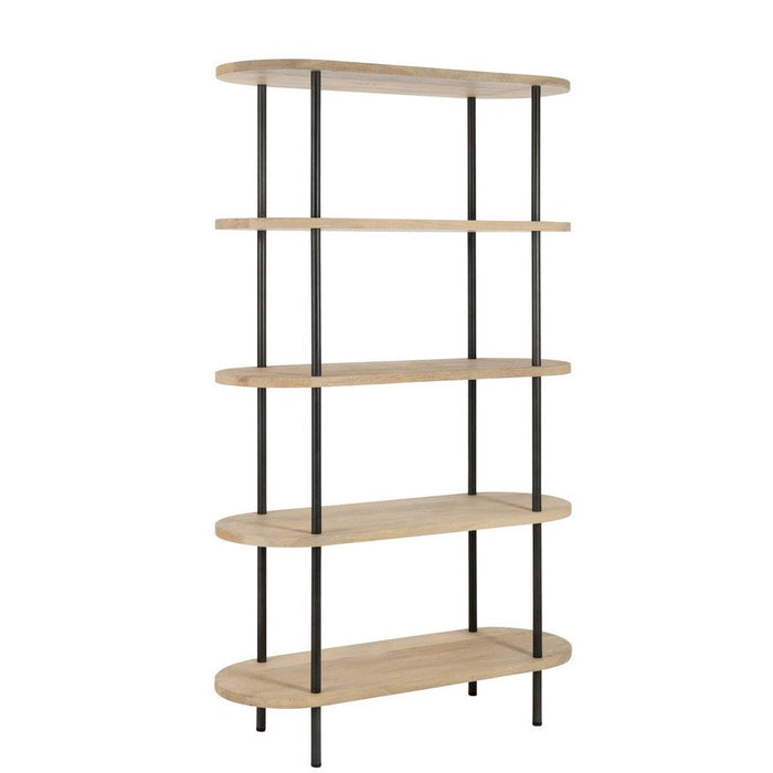 Vakkenkast Naturel Staal 40x105 cm-Opbergkasten-J-Line