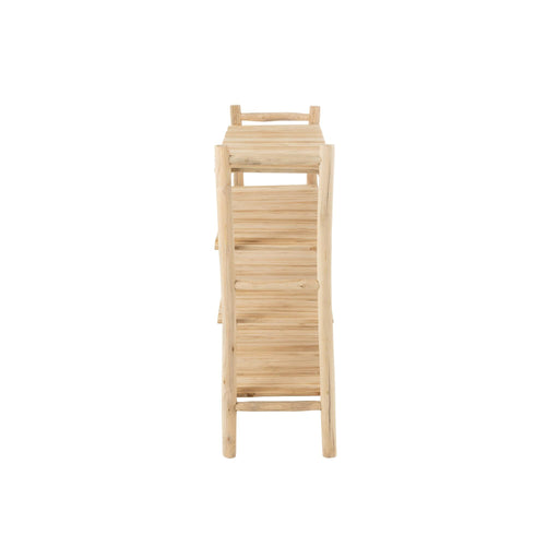 Vakkenkast Naturel Teakhout 40x140 cm-Opbergkasten-J-Line