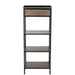 Vakkenkast Rack 1 Lade + 3 Shelves Metaal Zwart-Vakkenkasten-J-Line