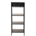 Vakkenkast Rack 1 Lade + 3 Shelves Metaal Zwart-Vakkenkasten-J-Line