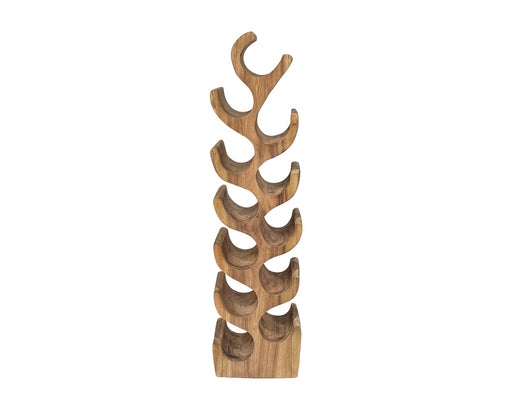 Vakkenkast Suar Winerack Suar hout Naturel hout 25x18 cm-Vakkenkasten-Livingfurn