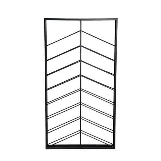 Vakkenkast Vinno Zwart IJzer Winerack Symmetrical Lagen Rect-Vakkenkasten-PTMD