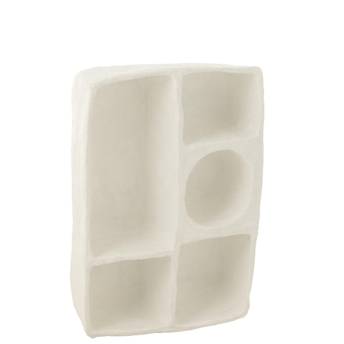 Vakkenkast Wit Paper L 80x60 cm-Vakkenkasten-J-Line