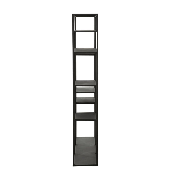 Vakkenkast Zwart Ijzer 25x110 cm-Opbergkasten-J-Line
