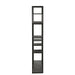 Vakkenkast Zwart Ijzer 25x110 cm-Opbergkasten-J-Line