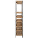 Vakkenkast Zwart Ijzer 38x114 cm-Opbergkasten-J-Line