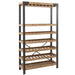 Vakkenkast Zwart Ijzer 38x114 cm-Opbergkasten-J-Line