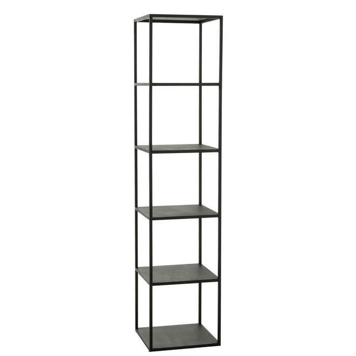 Vakkenkast Zwart Ijzer 40 cm-Vakkenkasten-J-Line