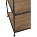 Vakkenkast Zwart Ijzer 52x111 cm-Opbergkasten-J-Line