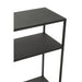 Vakkenkast Zwart Metaal 30x120 cm-Opbergkasten-J-Line