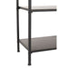 Vakkenkast Zwart Metaal 38x54 cm-Opbergkasten-J-Line