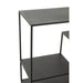 Vakkenkast Zwart Metaal 39x101 cm-Vakkenkasten-J-Line