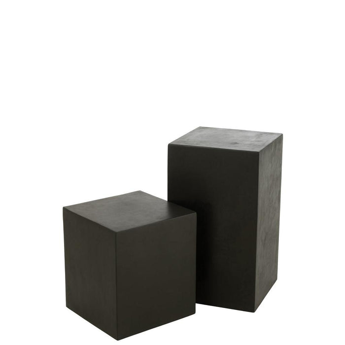 Vakkenkast Zwart Multiplex Rechthoekig 40 cm - Multiplex-Opbergkasten-J-Line