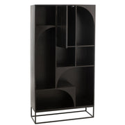 Vakkenkast Zwart ijzer 33x90 cm-Vakkenkasten-J-Line