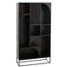 Vakkenkast Zwart ijzer 33x90 cm-Vakkenkasten-J-Line