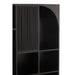 Vakkenkast Zwart ijzer 33x90 cm-Vakkenkasten-J-Line